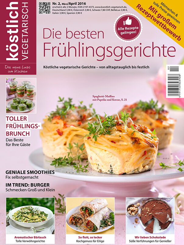 Koestlich Vegetarisch Die Besten Fruehlingsgerichte 2 2016 Titel 604x805px Dfacff09