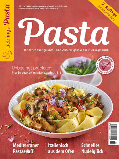Magazin Koestliche Vegetarisch Sonderheft PASTA Neuauflage 2021  Titel 300dpi Rgb Gross 604x805px 2d299427