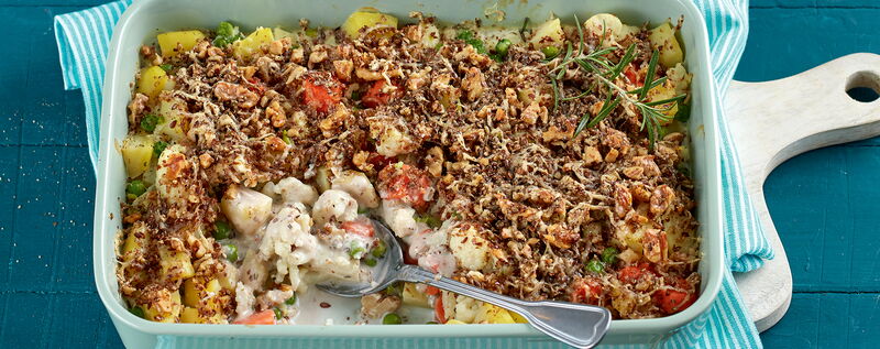 3 21 Gemueseauflauf Mit Walnuss Leinsamen Kruste 1920x760px 999b2e2d