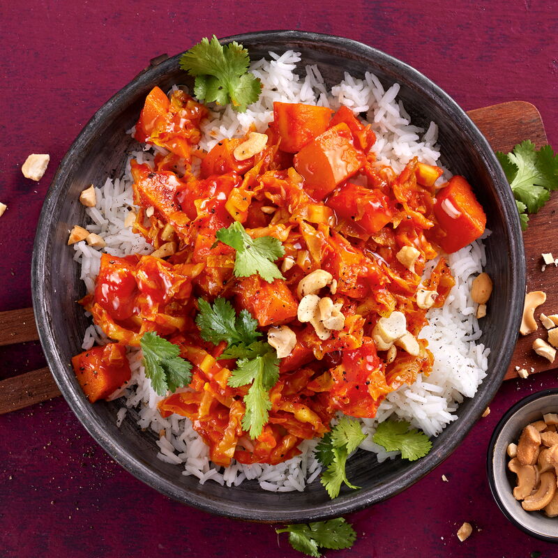 1 24 Kuerbis Wirsing Curry Mit Basmatireis 1600x1600px 6000dedb