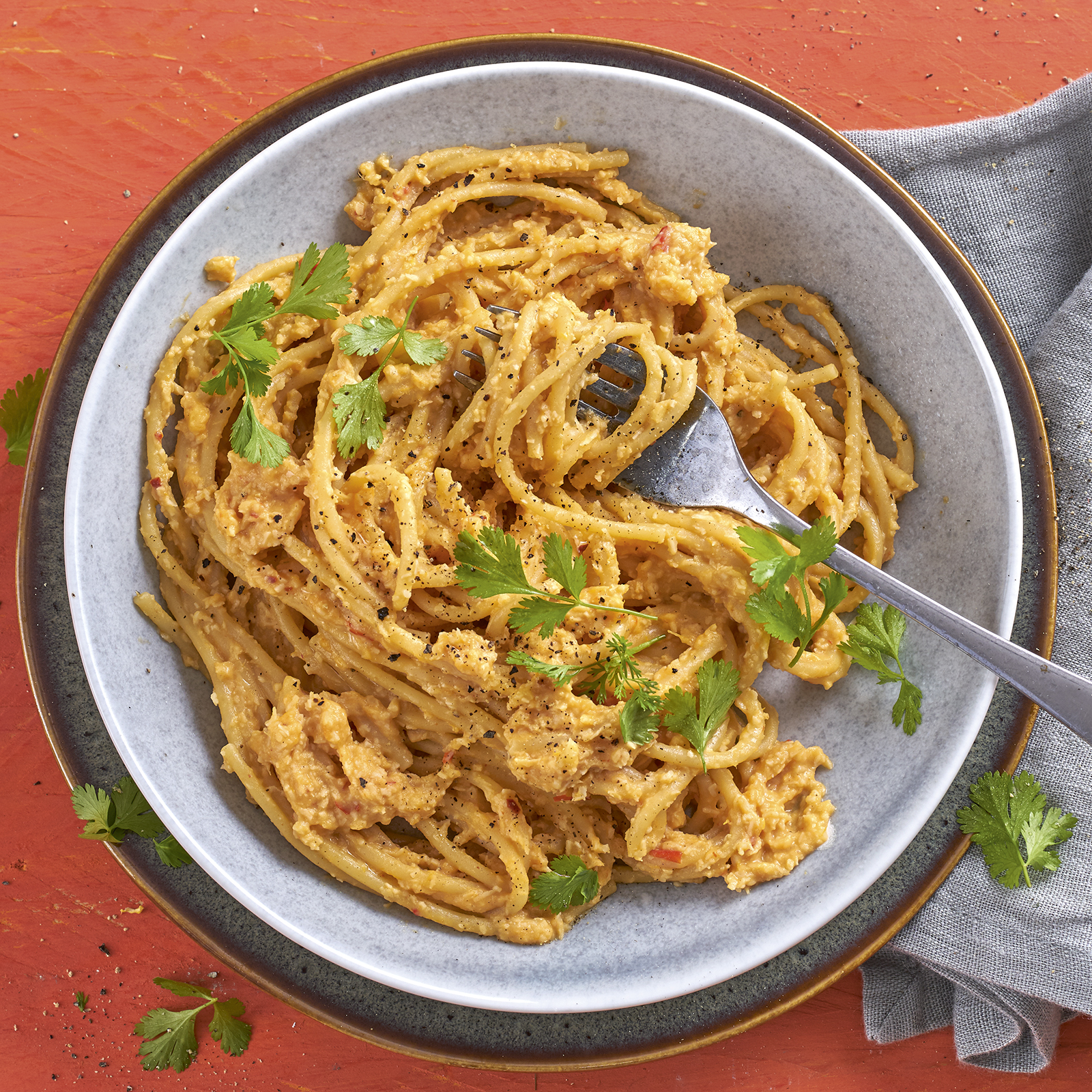 5 20 Spaghetti Mit Suesskartoffel Kokos Pesto 1600x1600px