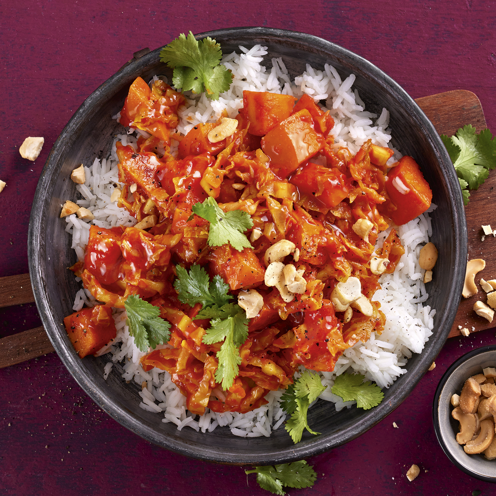 1 24 Kuerbis Wirsing Curry Mit Basmatireis 1600x1600px