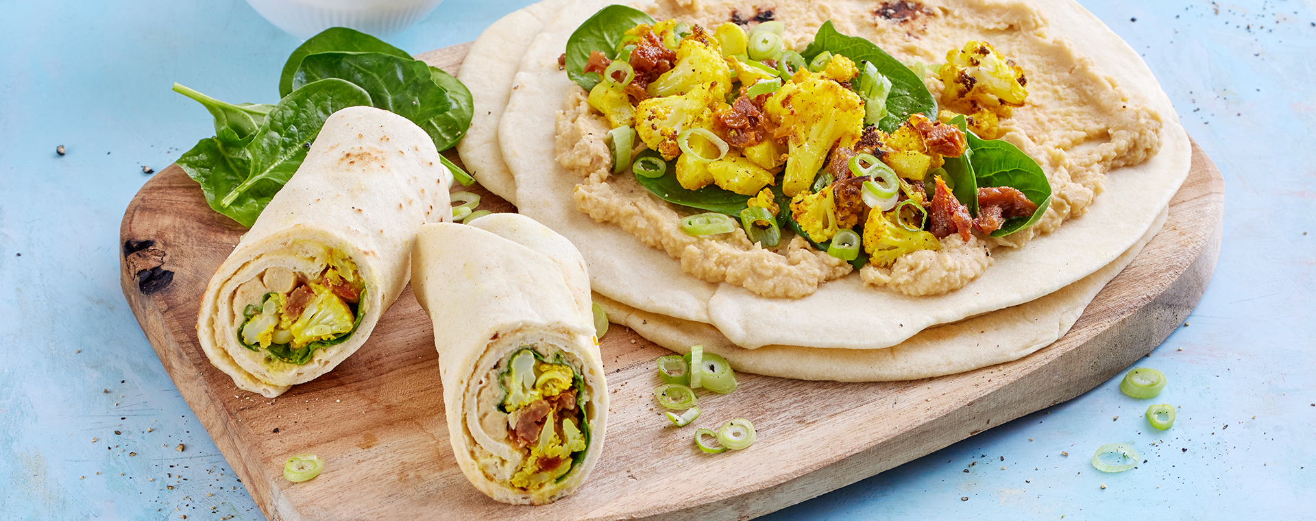 3 24 Orientalische Wraps Mit Blumenkohl 1920x760px