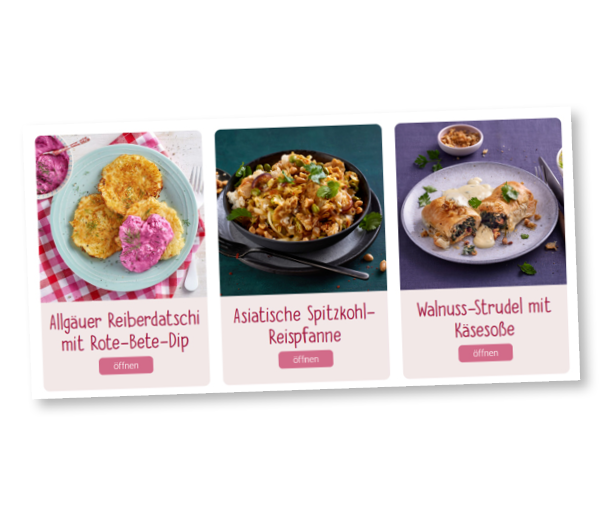 Shop Kachel Digitale Rezepte