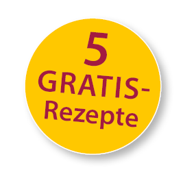5 Gratis Rezepte Button